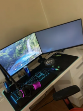 2 Monitoare 240hz 144hz + microfon