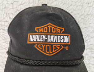Sapca neagra barbati 100% bumbac logo brodat firma HARLEY-DAVIDSON masura universala