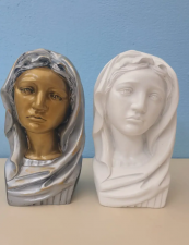 Maria bust - statueta din ipsos, inaltime 18