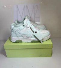 Adidasi Off-White White Light Blue Out Of Office Lace-Up Sneakers
